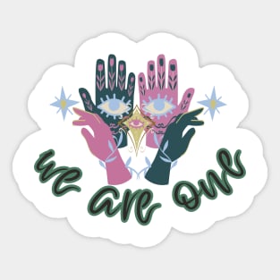 We are ONE Sticker